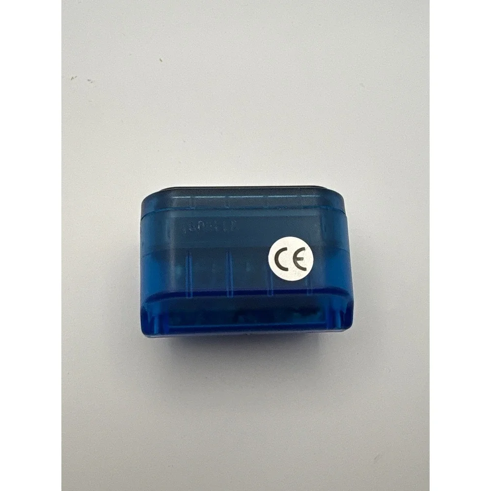 Sony PlayStation 2 Controller Adapter Translucent Blue Memory Card Accessory